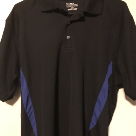 PGA Polo. Large. Blue and Black - Picture 1 of 3